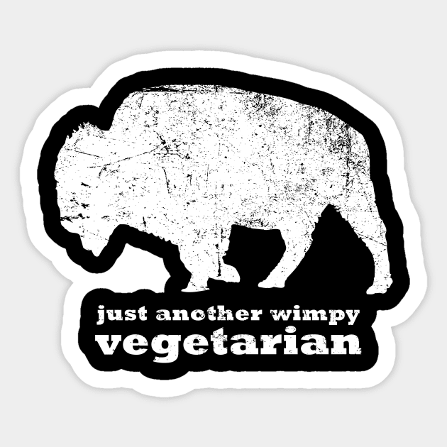 Just Another Wimpy Vegetarian BUFFALO Sticker by ClothedCircuit